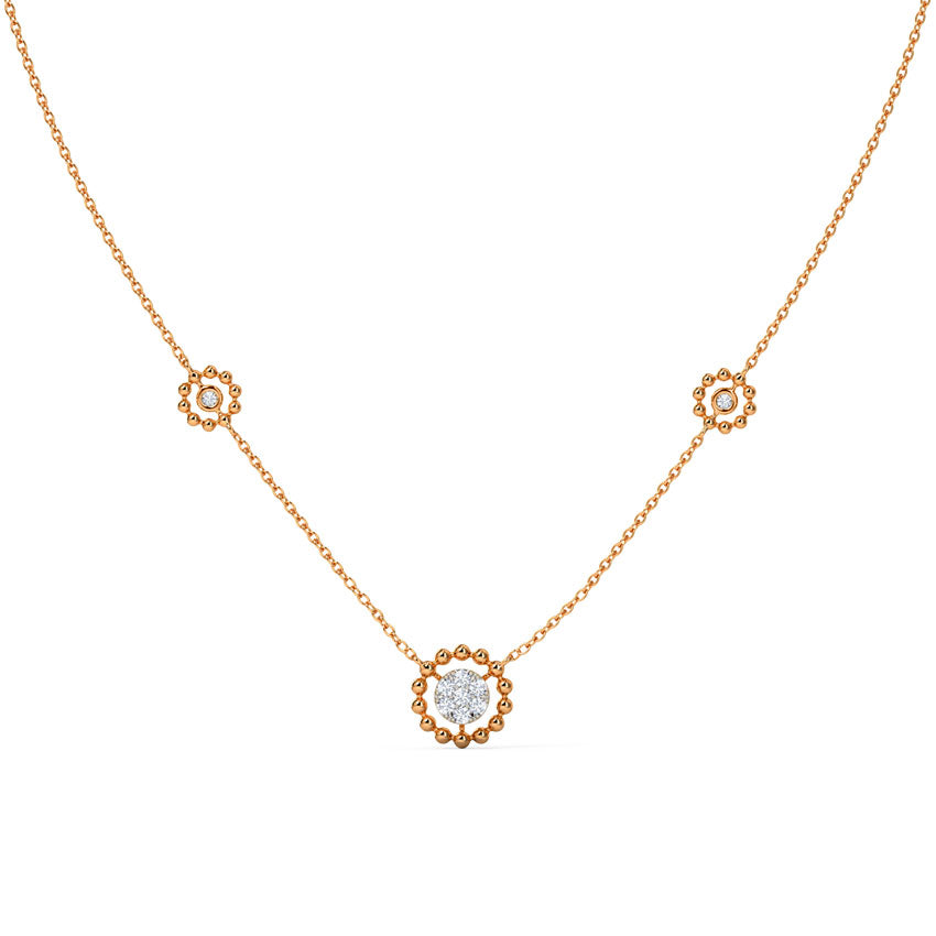 Zara Sphere Diamond Necklace
