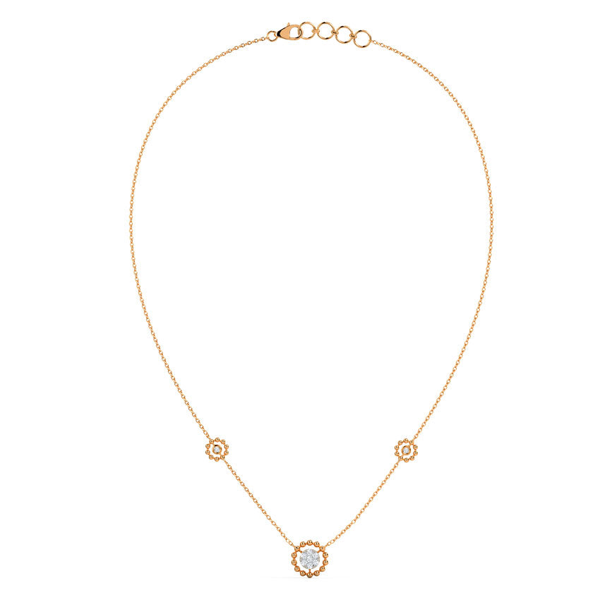 Zara Sphere Diamond Necklace