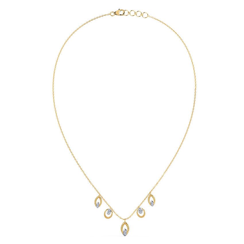 Abril Station Diamond Necklace