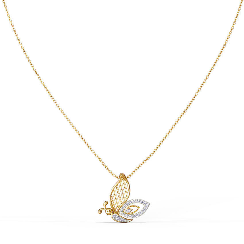 Butterfly Inarah Diamond Necklace