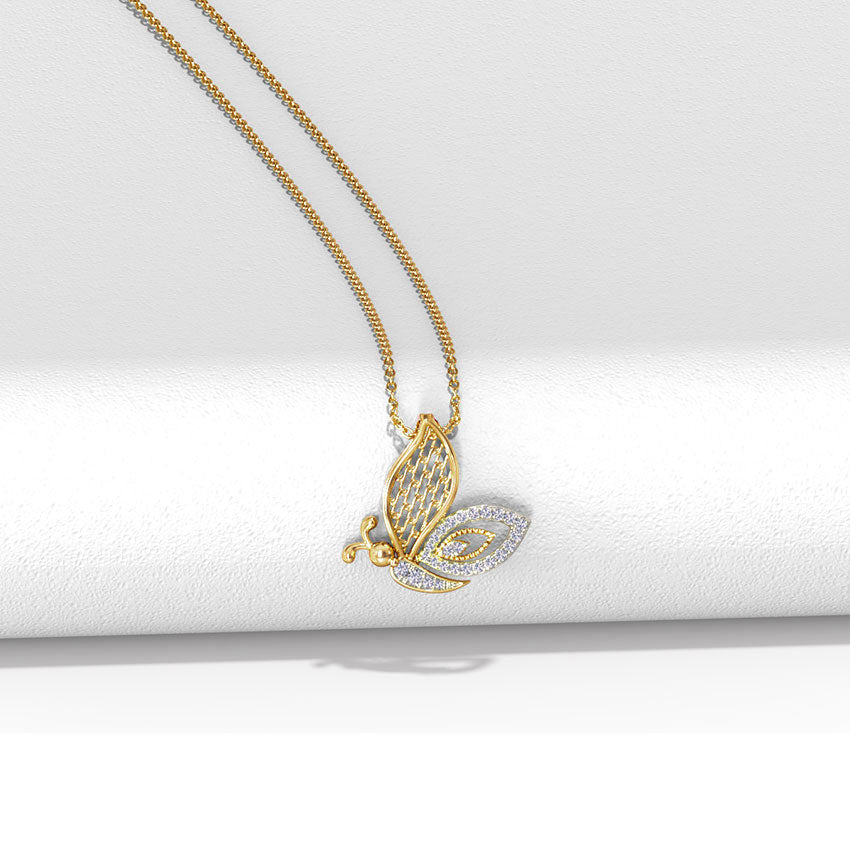 Butterfly Inarah Diamond Necklace