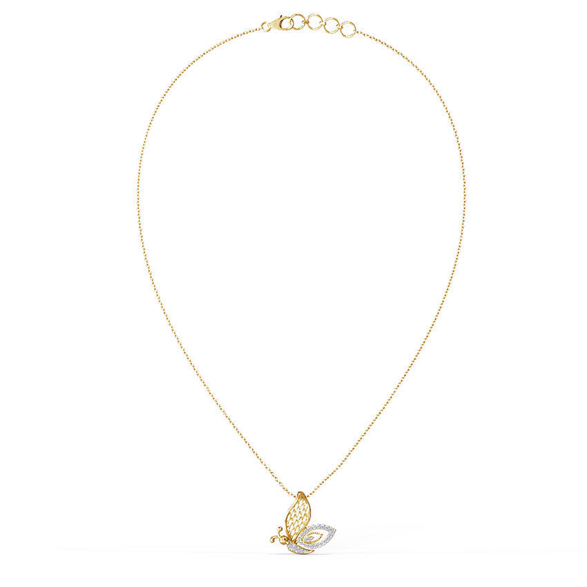 Butterfly Inarah Diamond Necklace