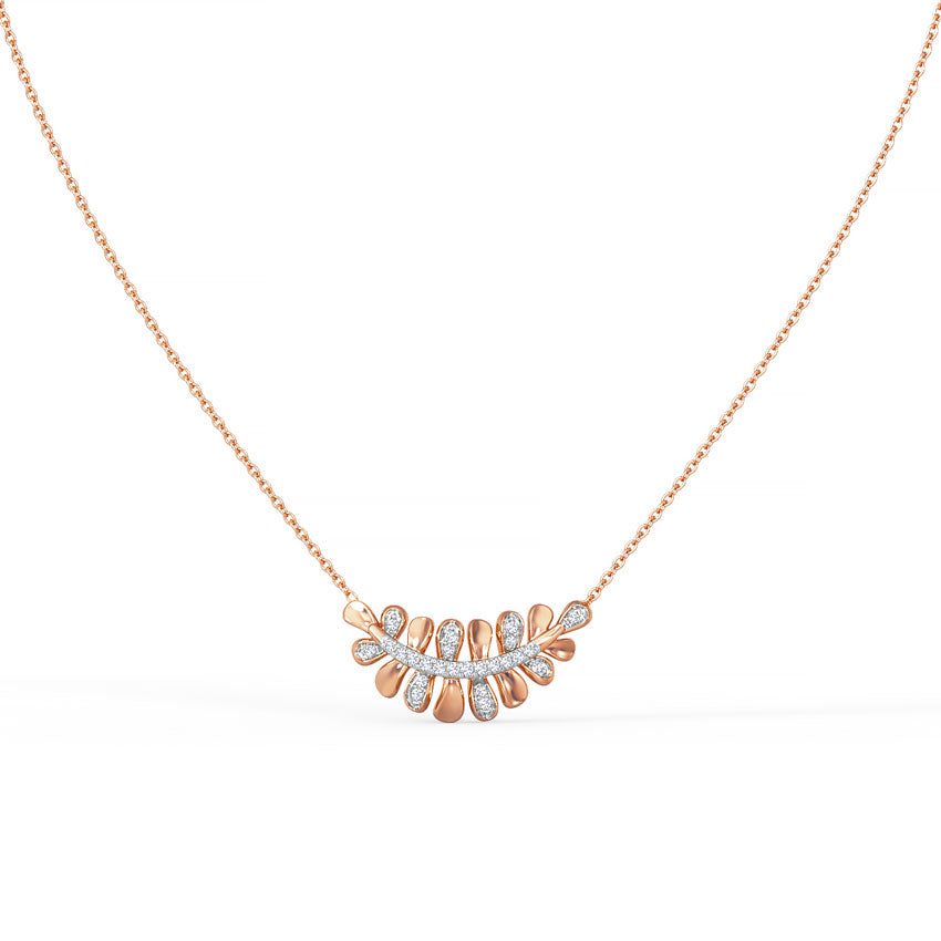 Leafy Elowen Diamond Necklace