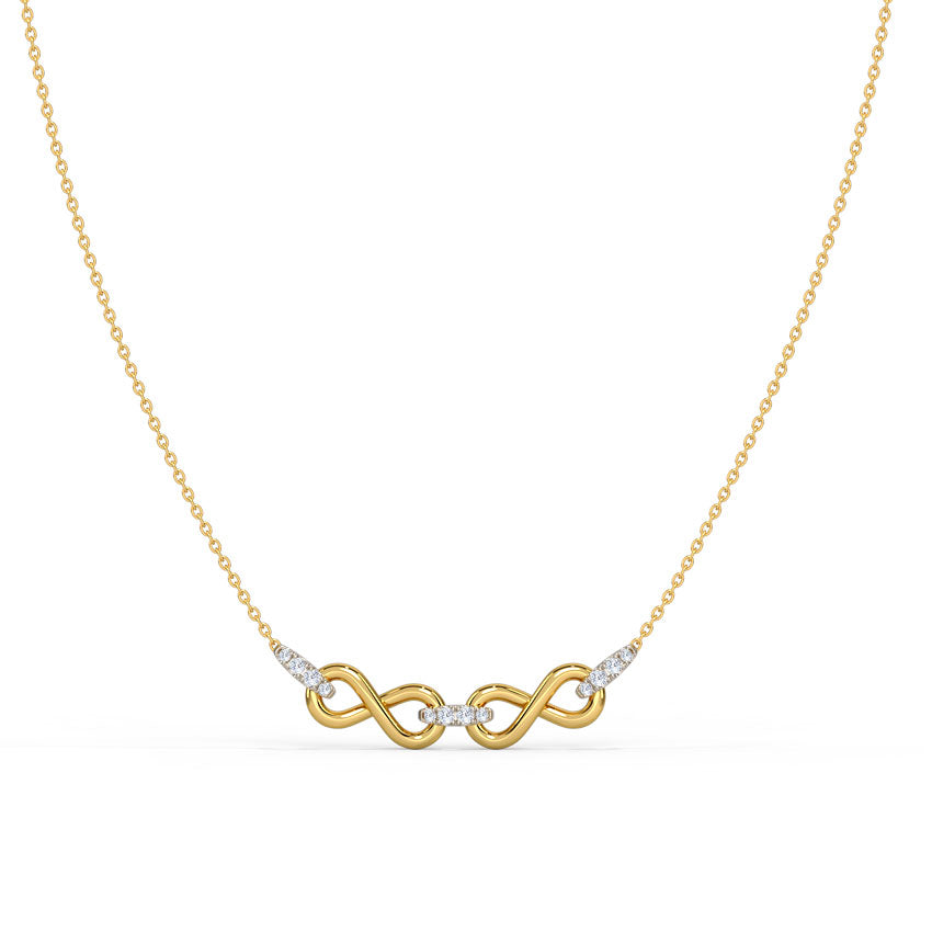 Blazing Dancefloor Diamond Necklace