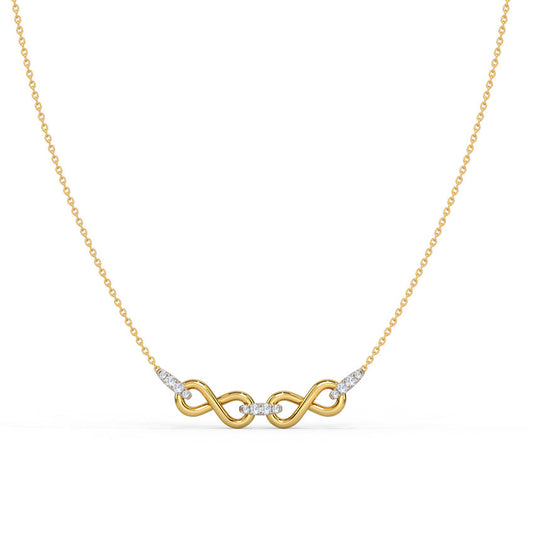 Blazing Dancefloor Diamond Necklace