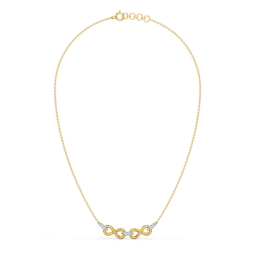 Blazing Dancefloor Diamond Necklace