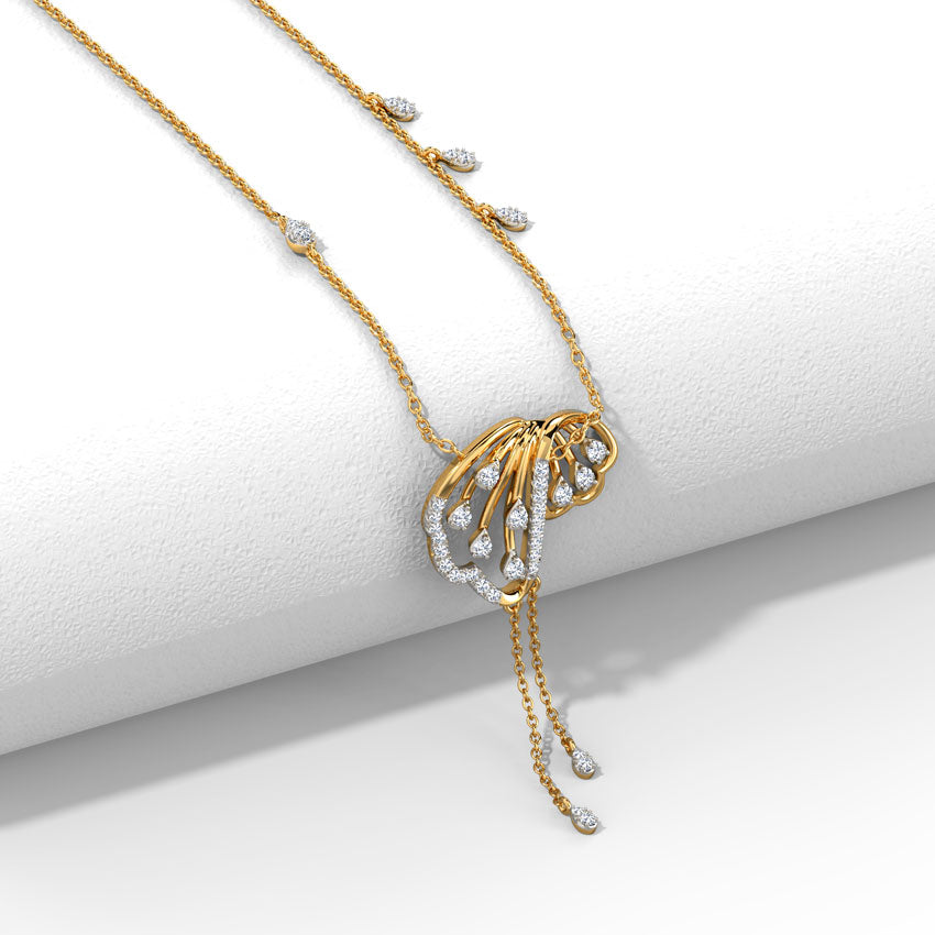 Isla Wave Diamond Necklace