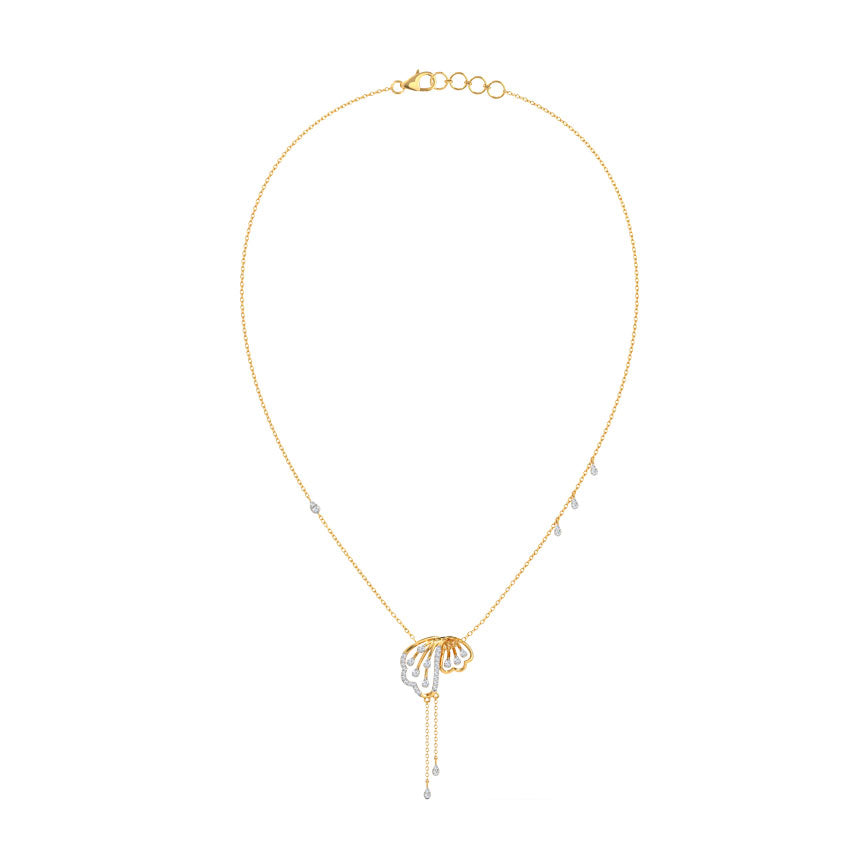 Isla Wave Diamond Necklace