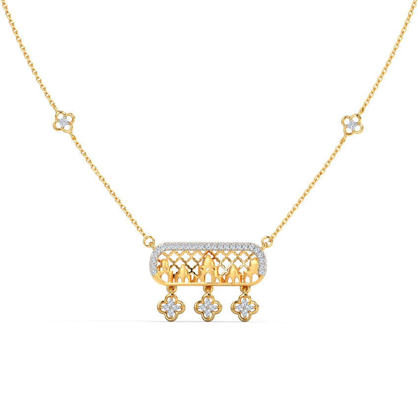 Ananya Glittering Diamond Necklace