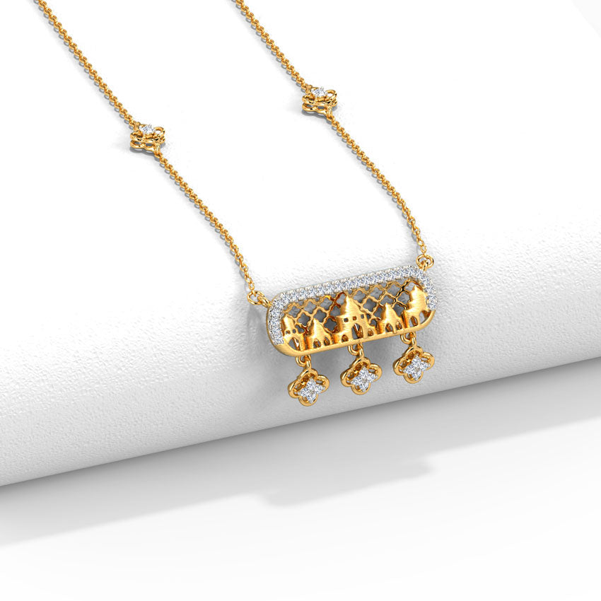 Ananya Glittering Diamond Necklace