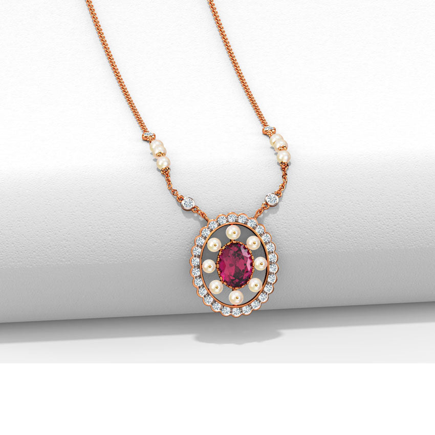 Jasper Diamond Necklace