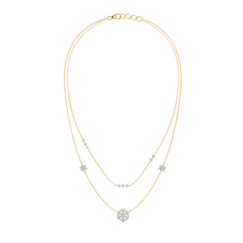 Lauren Floral Multi Layer Necklace