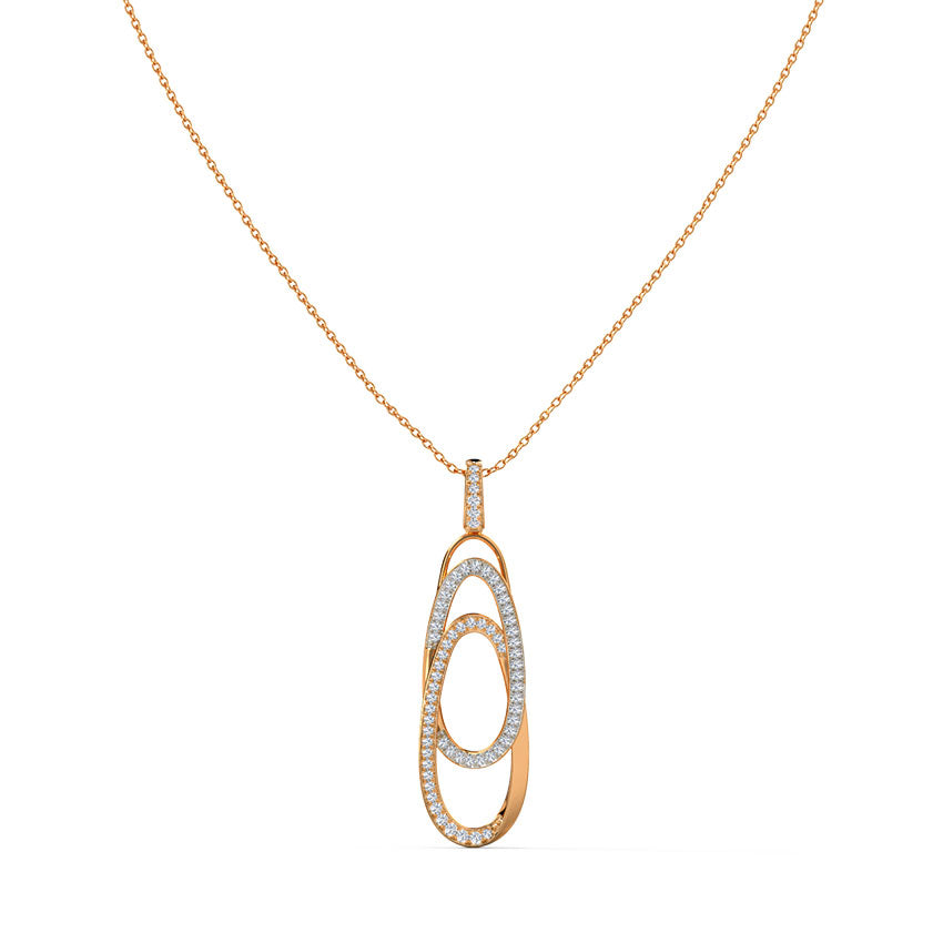 Turn & Curve Diamond Necklace