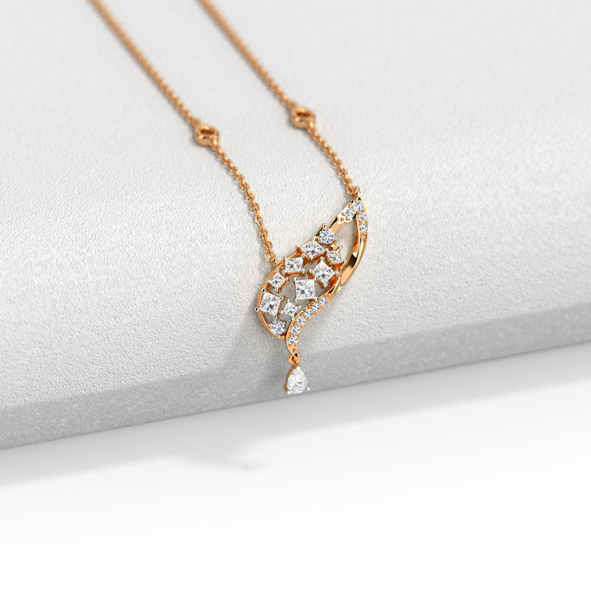 Mirabelle Radiant Diamond Necklace