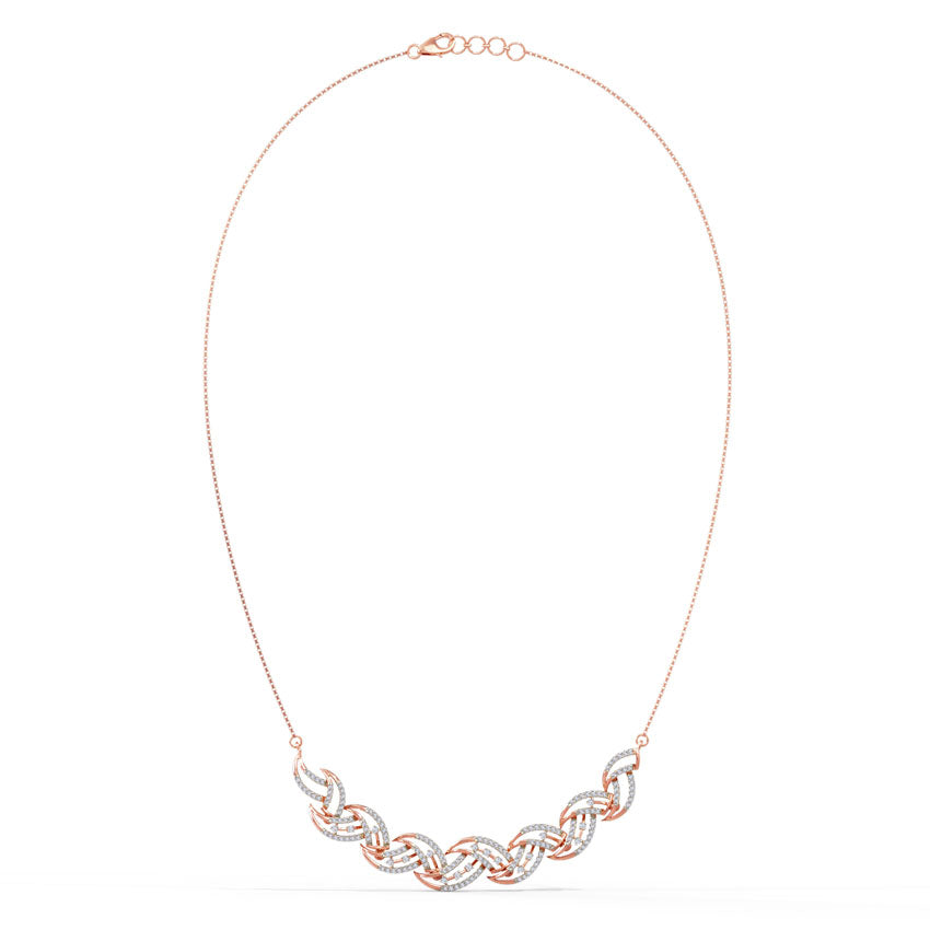 Eva Wave Diamond Necklace