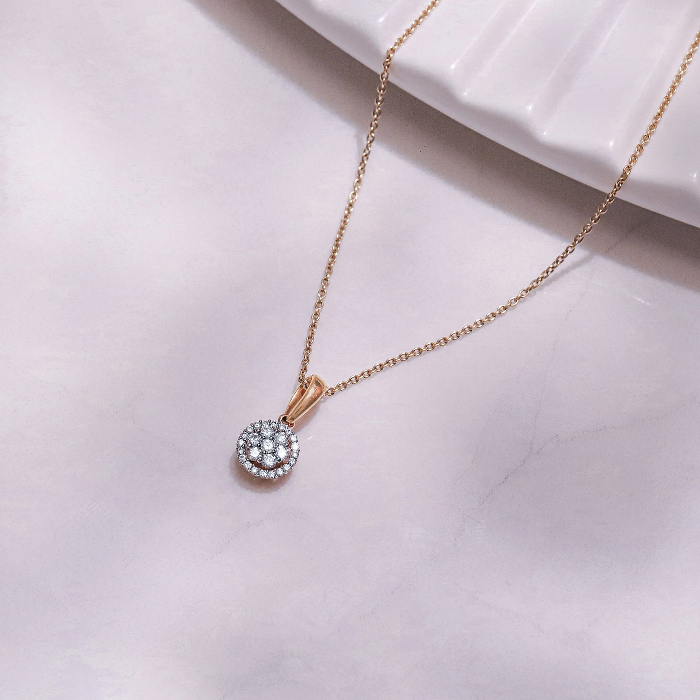 Caroline Seven Stone Diamond Pendant