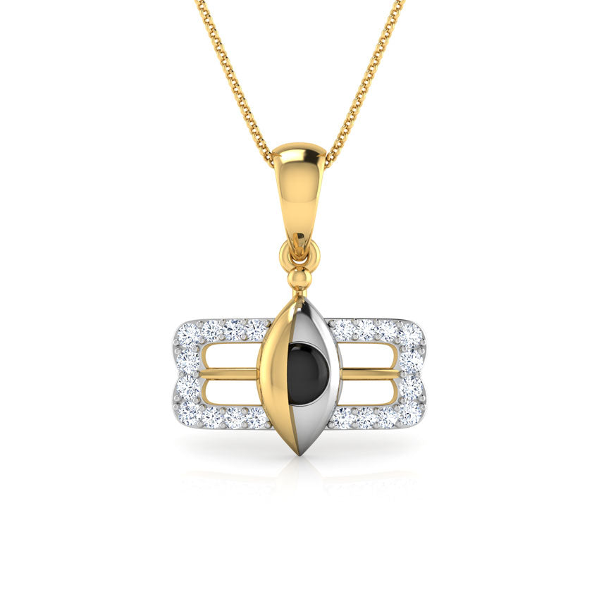Lord Vishnu Third Eye Diamond Pendant