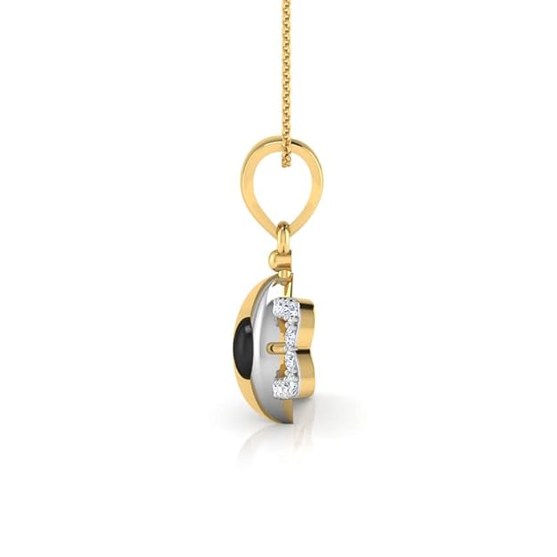 Lord Vishnu Third Eye Diamond Pendant