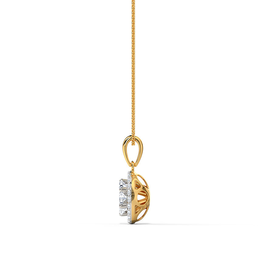Adela Seven Stone Diamond Pendant