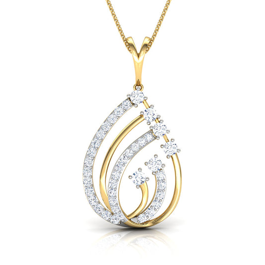 Trio Sparkling Diamond Pendant