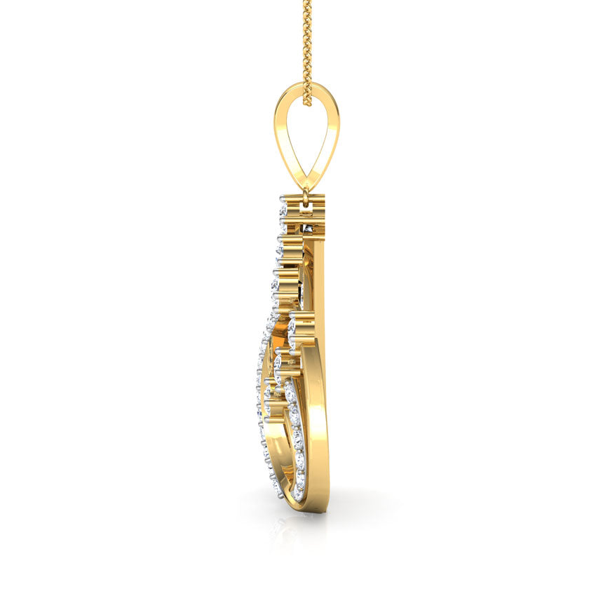 Trio Sparkling Diamond Pendant