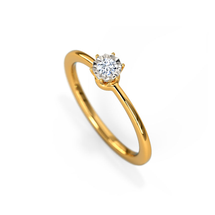 Shimmer Miracle Plate Diamond Ring