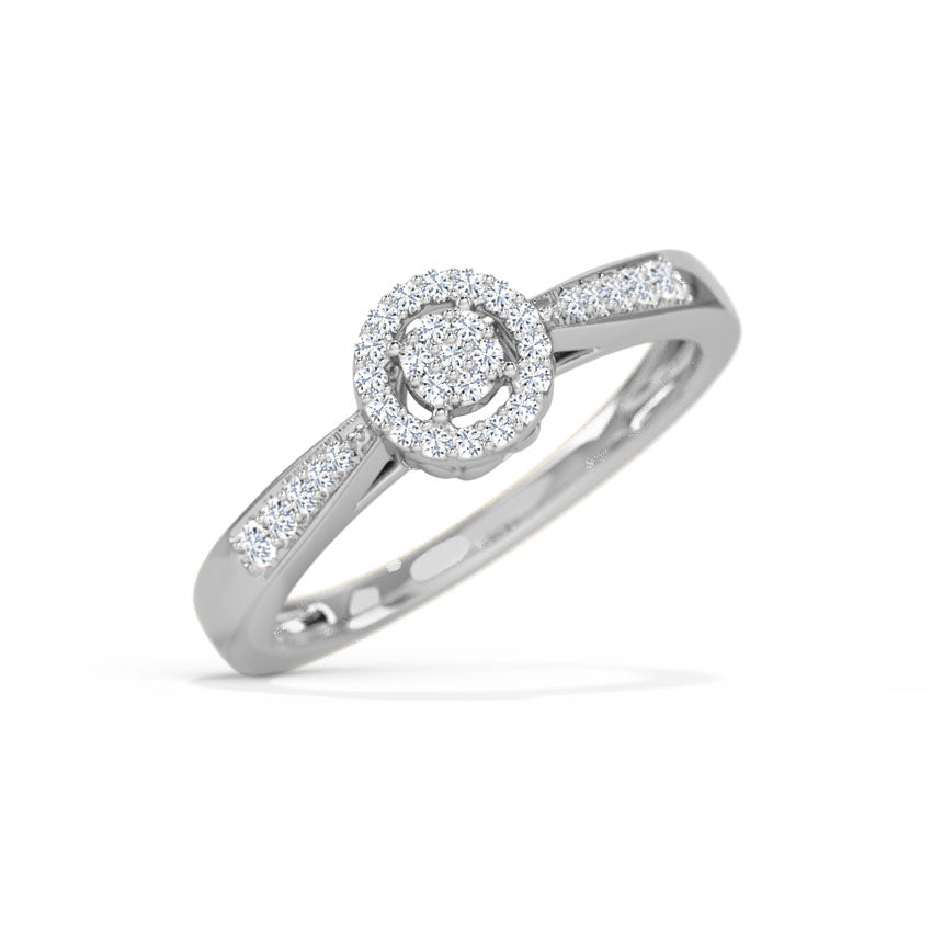 Isabelle Halo Diamond Ring