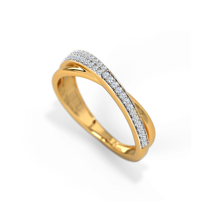Giselle Shimmer Thread Diamond Band