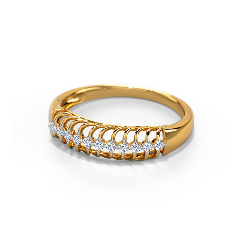 Elena Braided Diamond Band