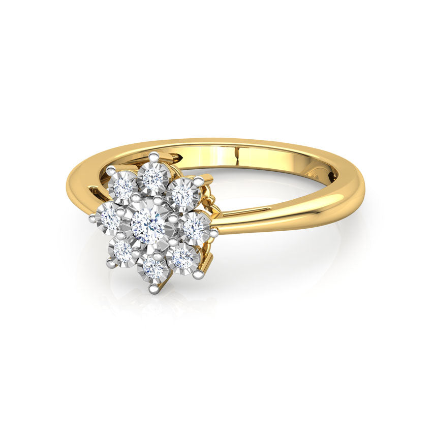 Cluster Miracle Plate Diamond Ring