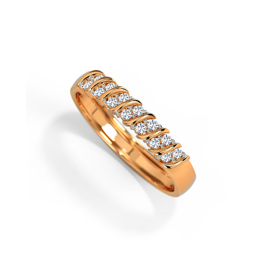 Slant Diamond Band