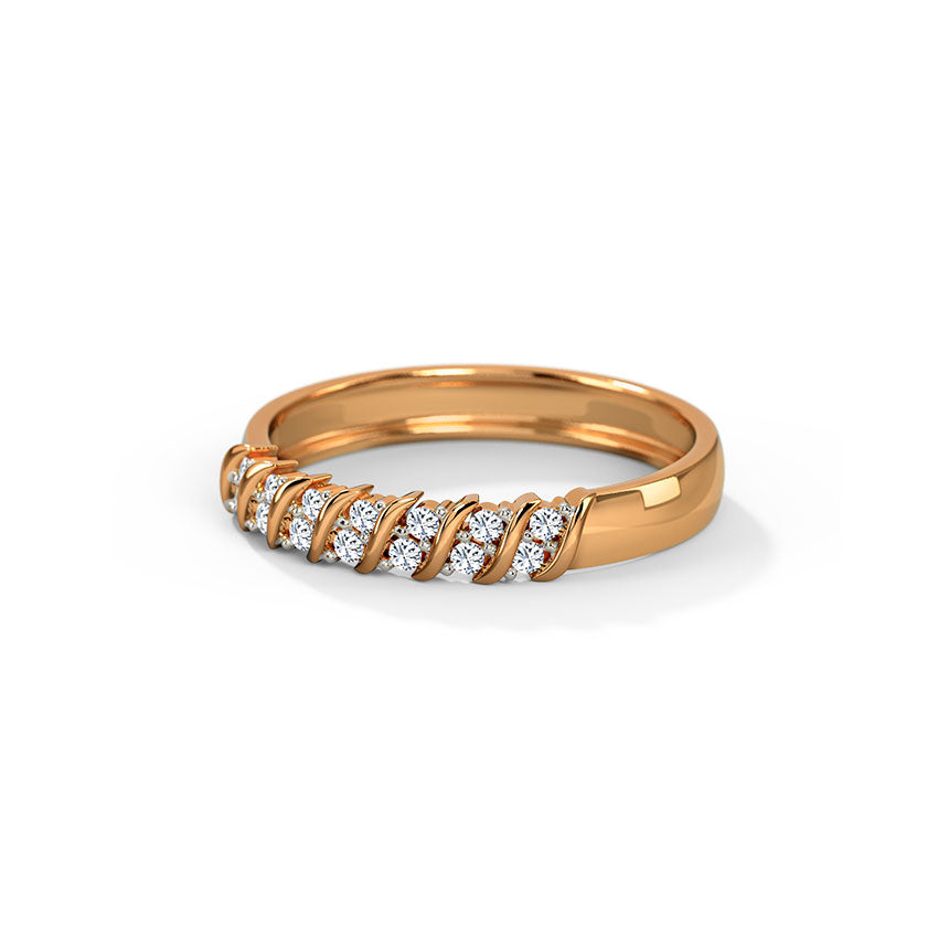 Slant Diamond Band