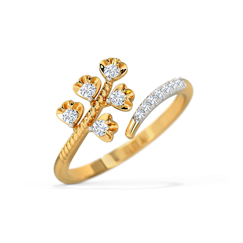 Ella Petite Flora Diamond Ring