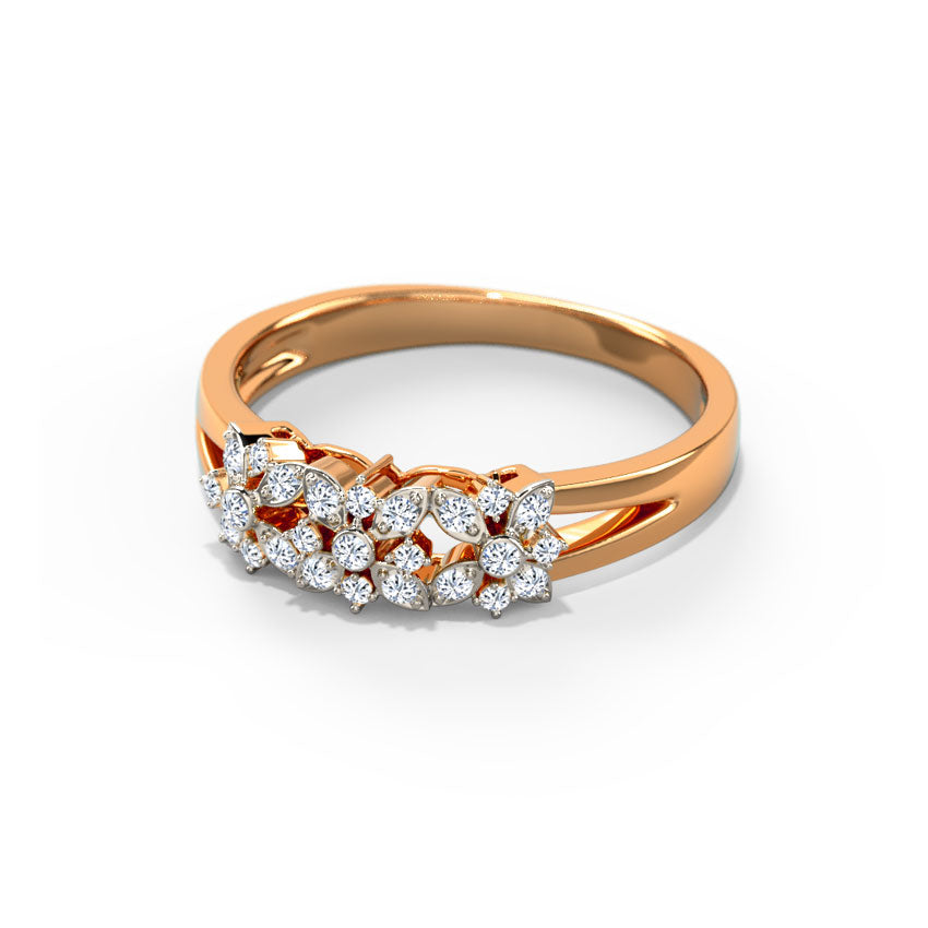 Trinity Bloom Diamond Band