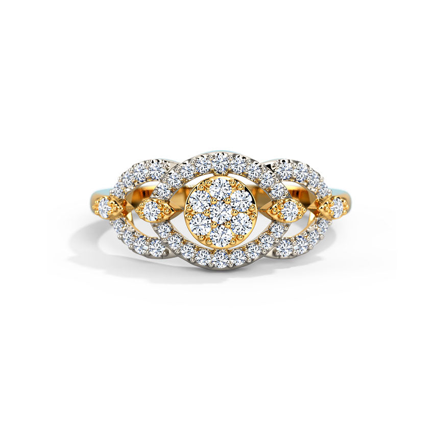 Sunbeam Yellow Diamond Ring