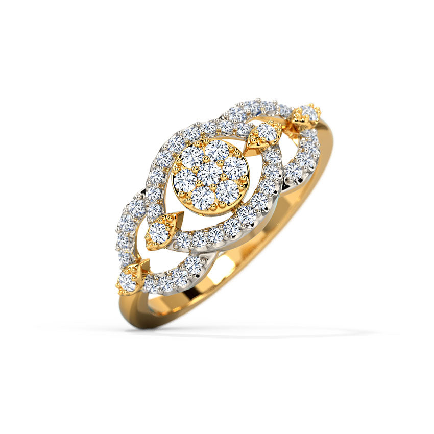Sunbeam Yellow Diamond Ring