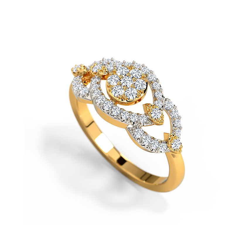 Sunbeam Yellow Diamond Ring