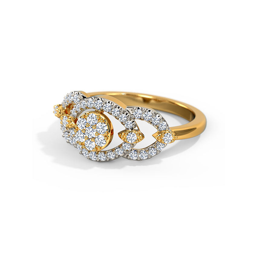 Sunbeam Yellow Diamond Ring