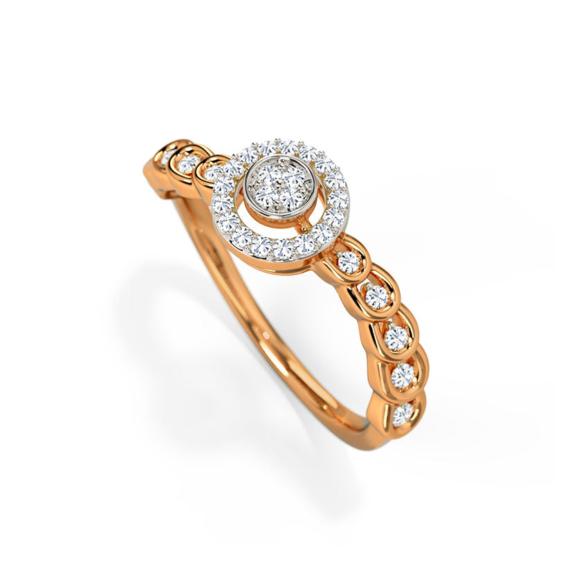 Fiona Halo Diamond Ring
