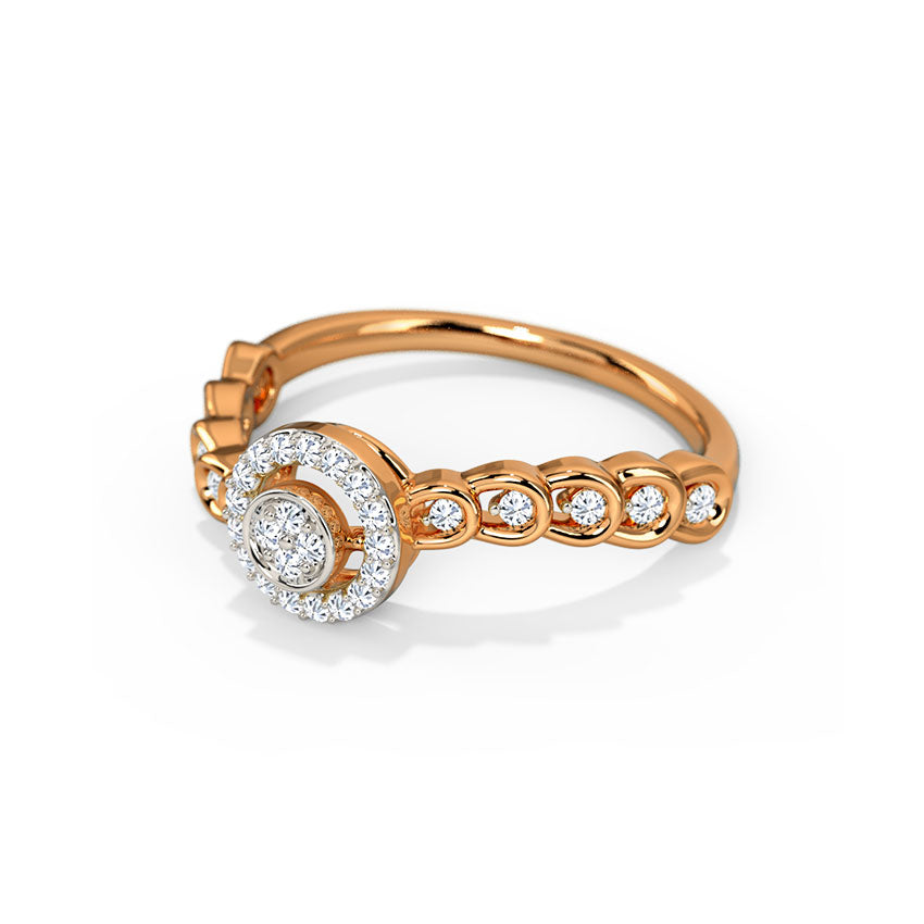 Fiona Halo Diamond Ring