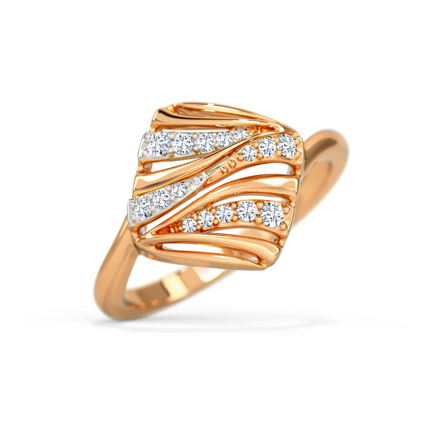 Nora Wave Diamond Ring