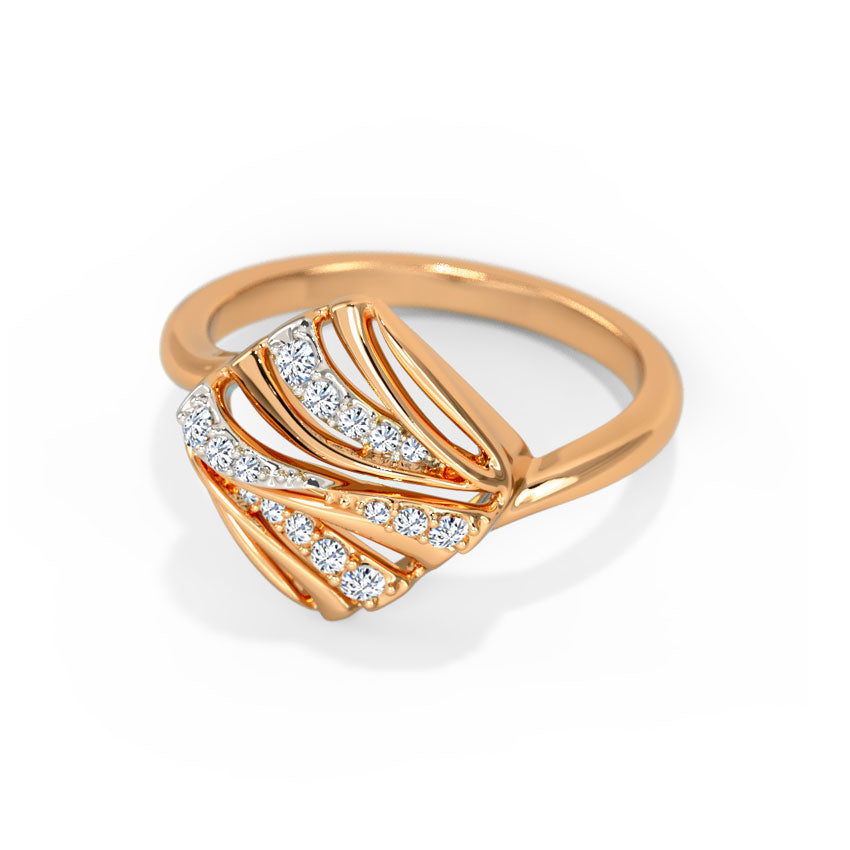 Nora Wave Diamond Ring