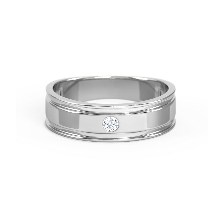 Eternal Flush-Set Diamond Band