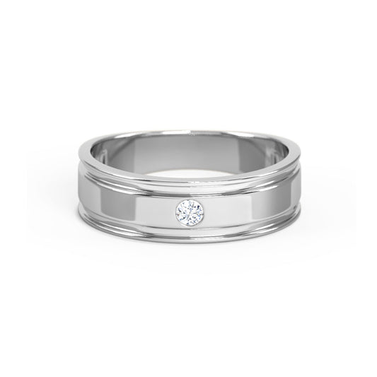 Eternal Flush-Set Diamond Band