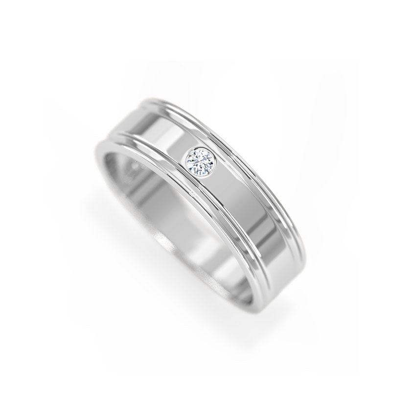 Eternal Flush-Set Diamond Band