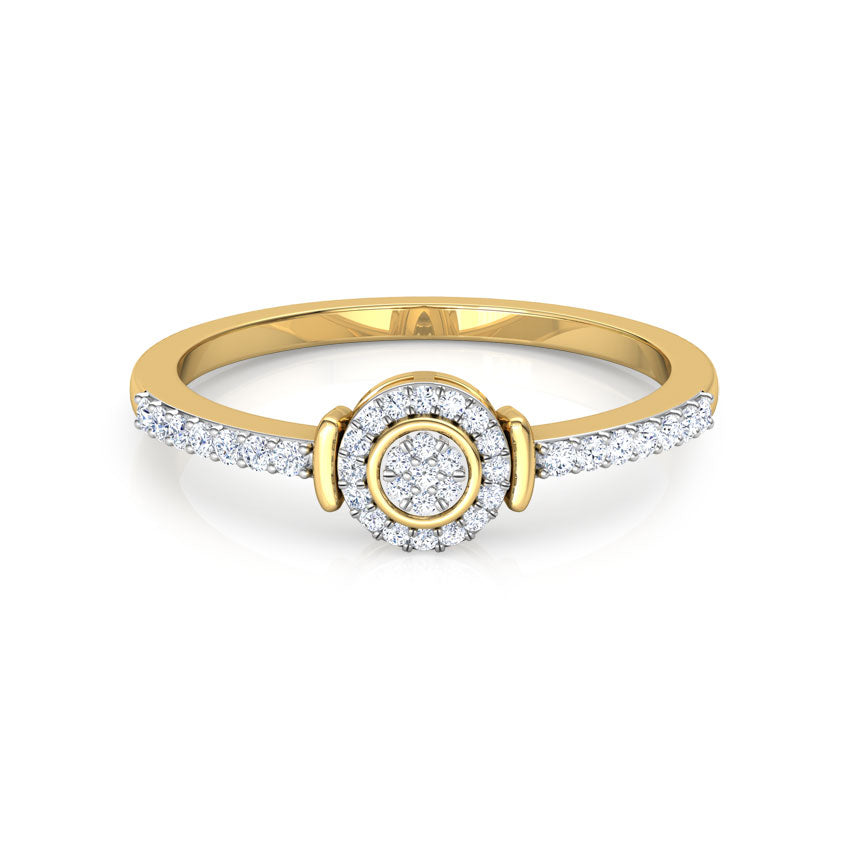 Elegant Halo Diamond Ring
