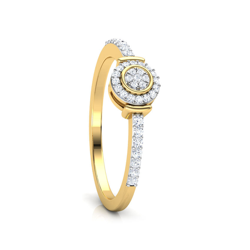 Elegant Halo Diamond Ring