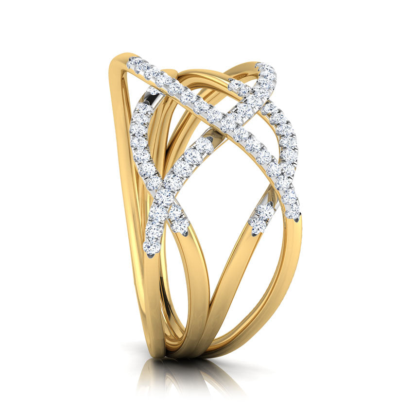 Aria Interwoven Diamond Ring