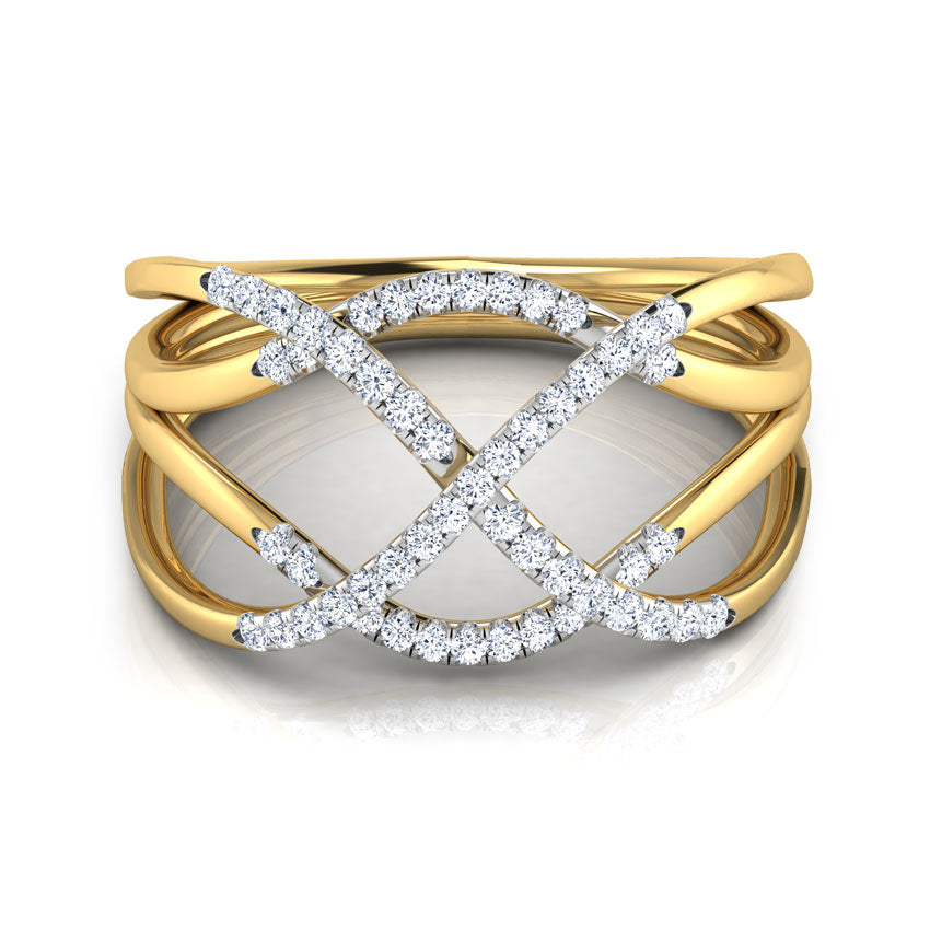 Aria Interwoven Diamond Ring