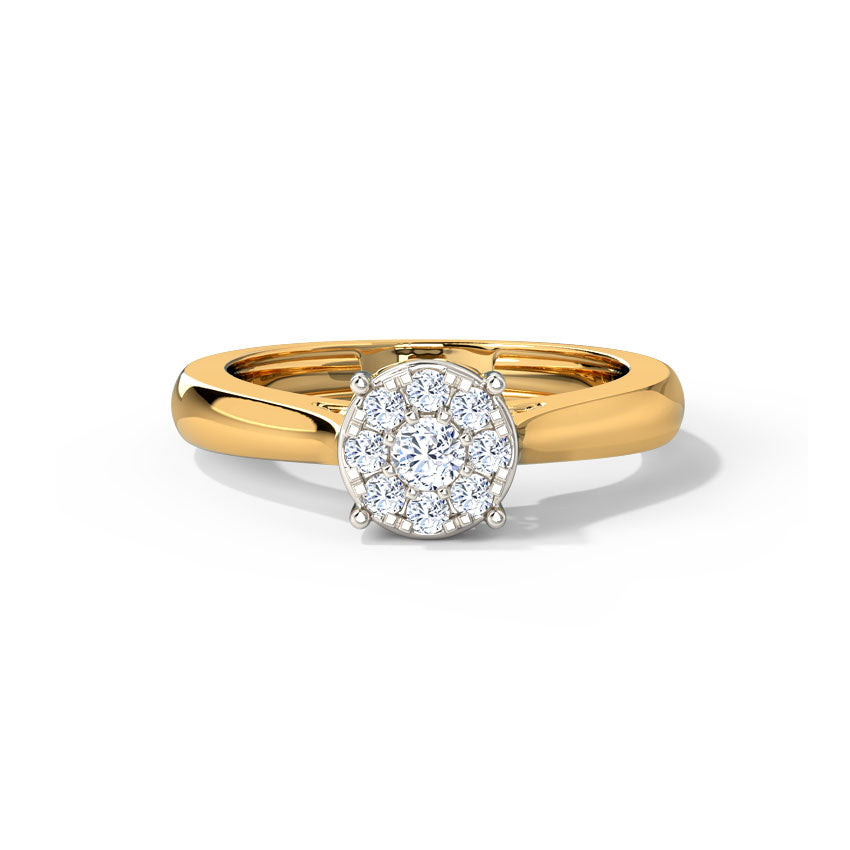 Glimmering Adjustable Diamond Ring